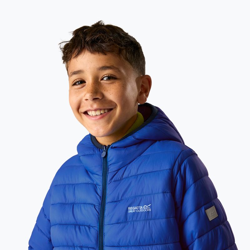 Gyermek pehelykabát REGATTA Hooded Marizion olympian blue/aviator blue 5