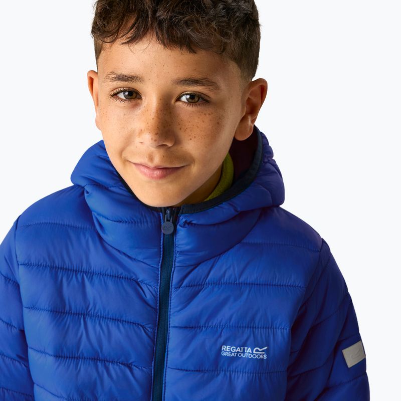 Gyermek pehelykabát REGATTA Hooded Marizion olympian blue/aviator blue 6