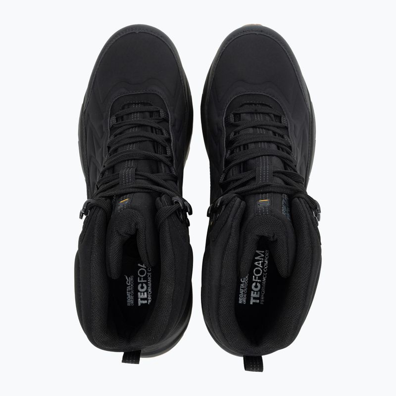 Férfi kirándulócipők REGATTA Onyx Mid black gum 3