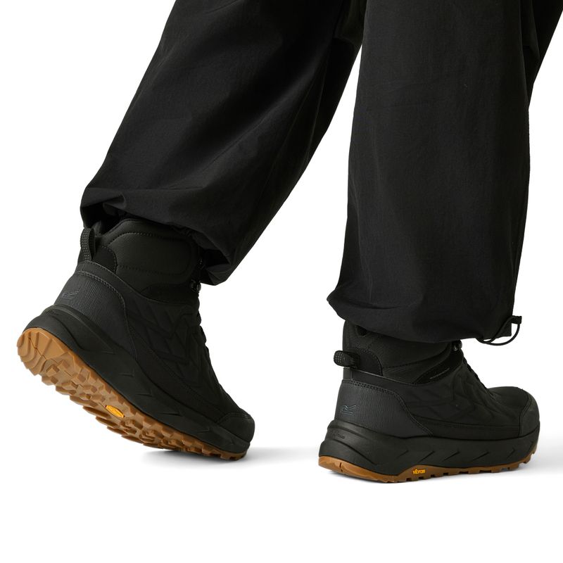 Férfi kirándulócipők REGATTA Onyx Mid black gum 6