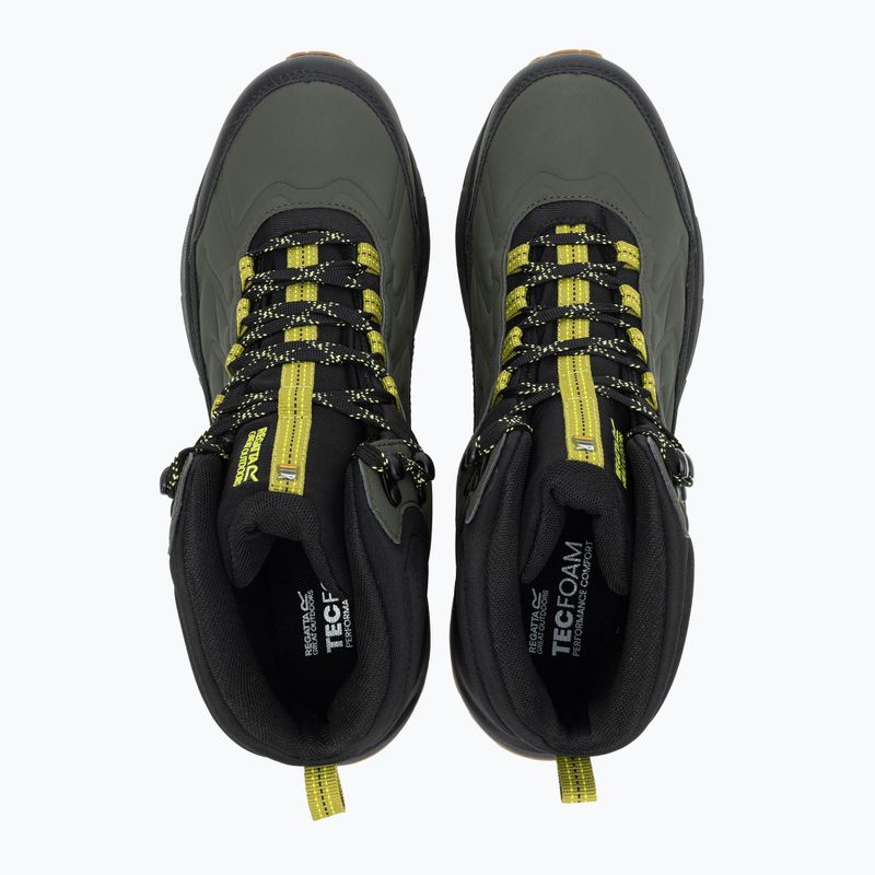 Férfi kirándulócipők REGATTA Onyx Mid dark khaki cyprus 3