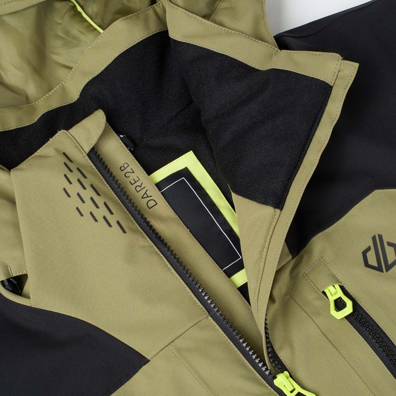 Férfi síkabát Dare2B Baseplate IV Jacket black/martini olive 13