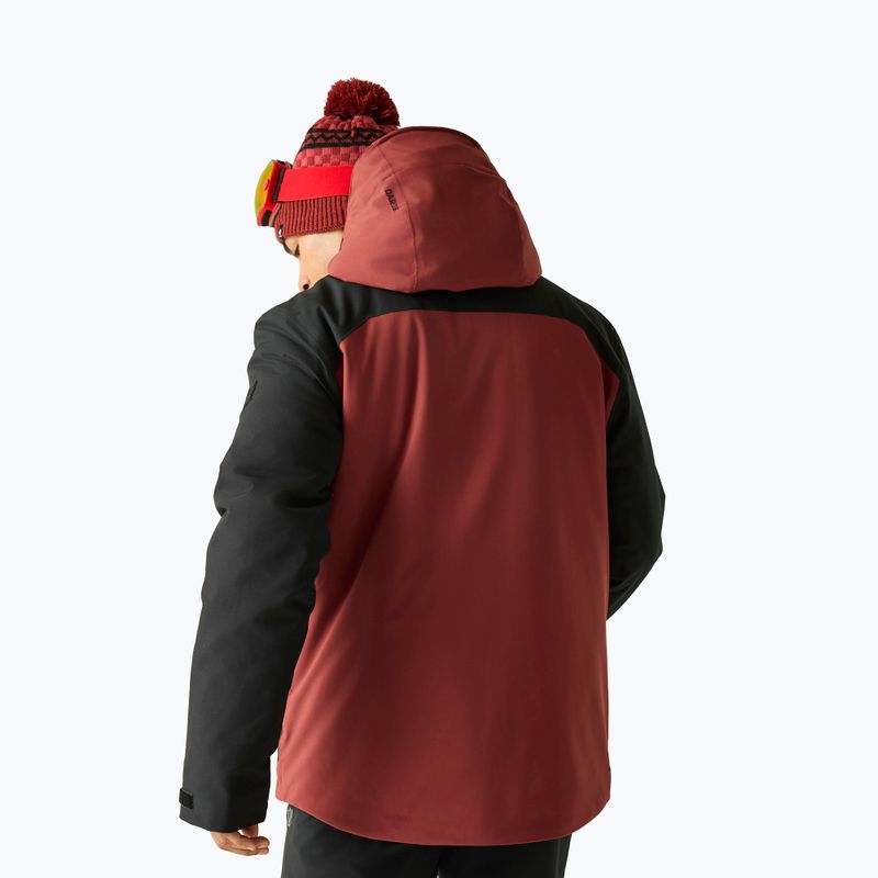 Férfi síkabát Dare2B Baseplate IV Jacket black/rustic red 3