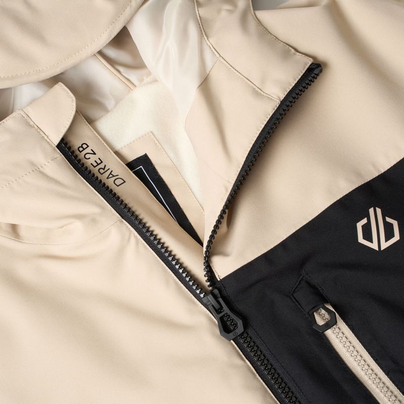 Férfi síkabát Dare2B Halfpipe IV Jacket white pepper/black 13
