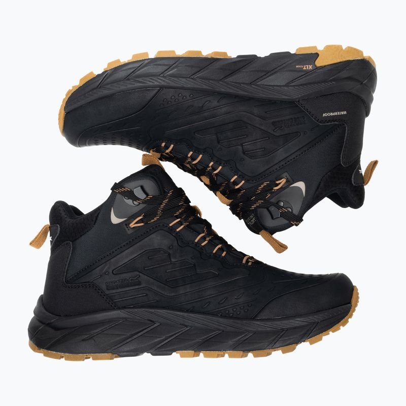 Férfi kirándulócipők REGATTA Derino Mid Black/Rubber 2