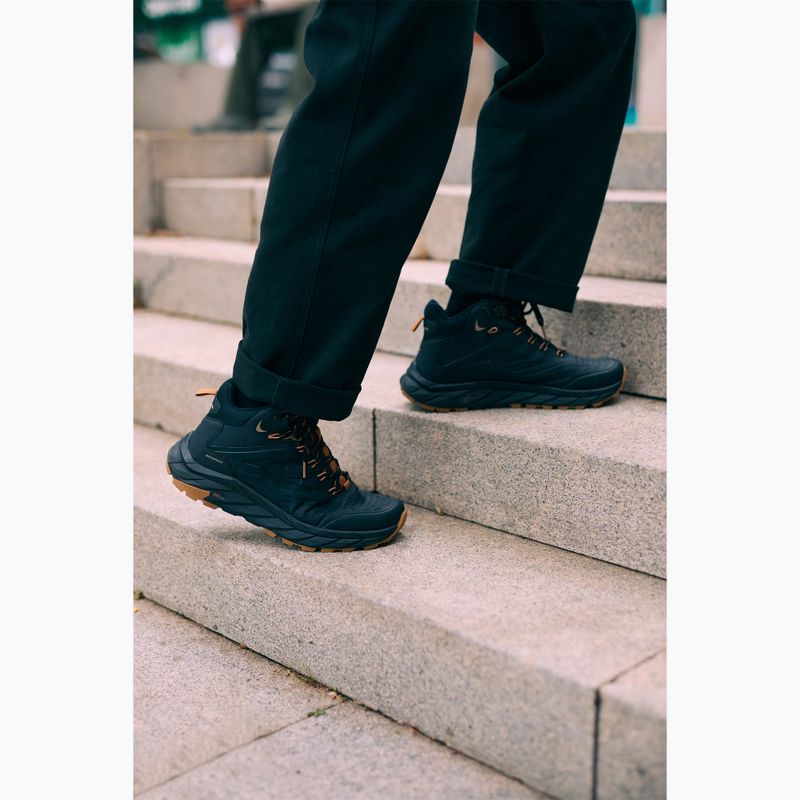 Férfi kirándulócipők REGATTA Derino Mid Black/Rubber 10