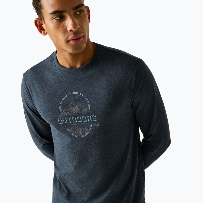 Férfi hosszú ujjú póló REGATTA Maylow navy original outdoors 4
