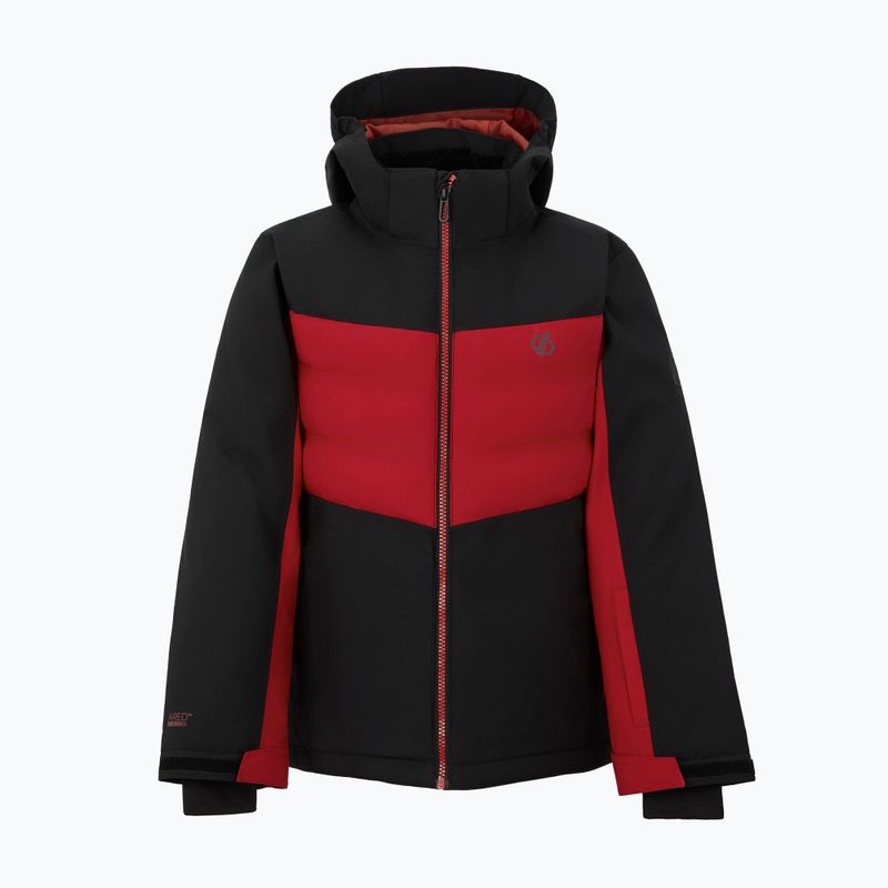 Gyerek síkabát Dare 2b Cheery black/danger red 10