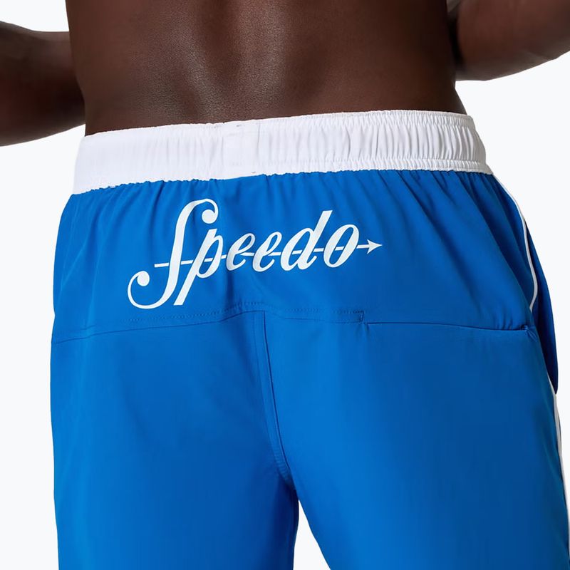 Férfi fürdőnadrág Speedo Jetstream Retro Logo Volley 16" 8-005082002 Turkish Sea 6