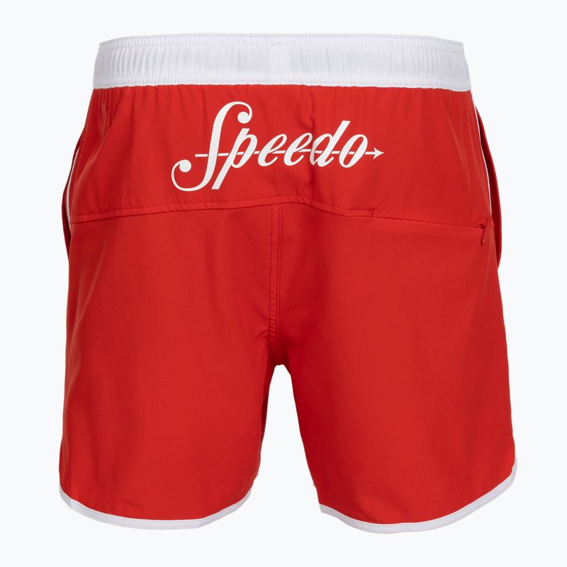 Férfi fürdőshort Speedo Jetstream Retro Logo Volley 16" 8-005082003 High Risk Red 2