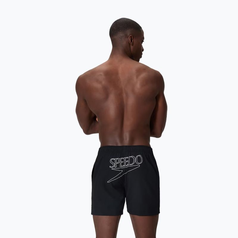 Férfi fürdőnadrág Speedo Classic Logo Volley 16" anthracite 2