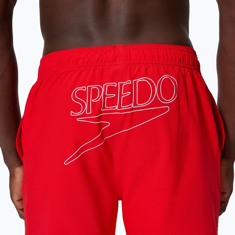 Férfi fürdőnadrág Speedo Classic Logo Volley 16" high risk red 6