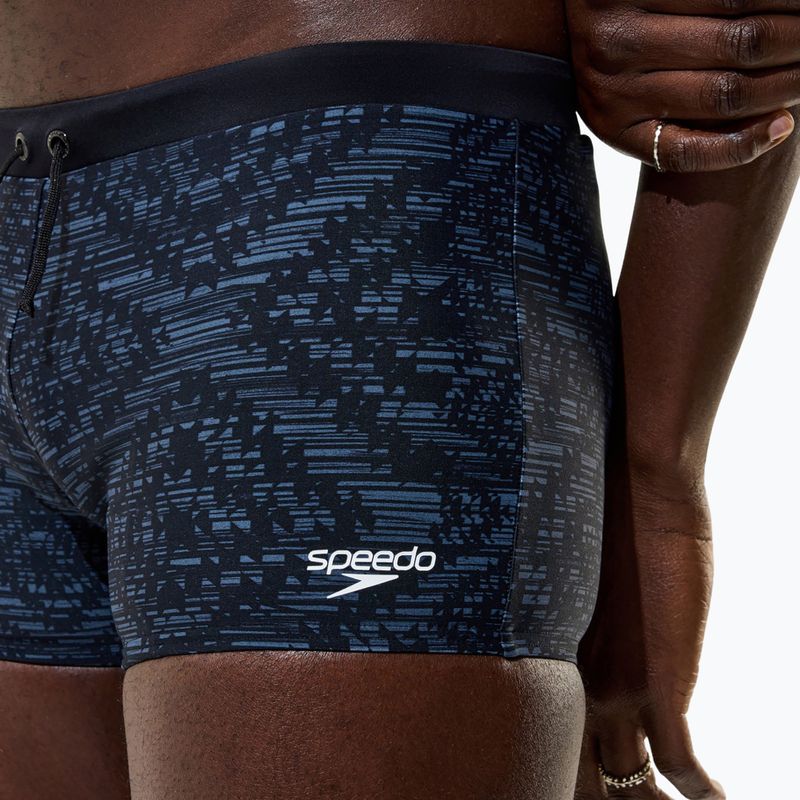 Férfi úszó boxer nadrág Speedo Valmilton Aquashort anthracite 6