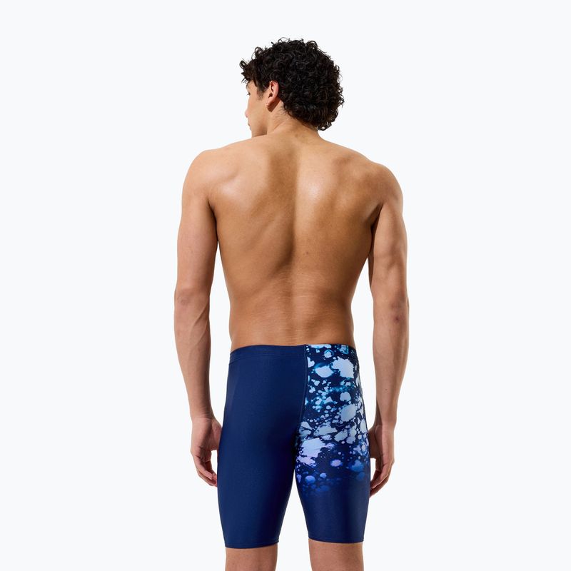 Férfi úszójammerek Speedo Placement Printed Jammer moonglow smoke/navy 4