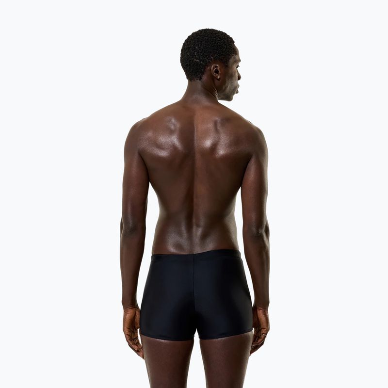 Férfi úszó boxer nadrág Speedo Medley Logo Aquashort anthracite/hyper teal 4