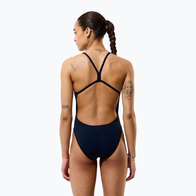 Női egyrészes fürdőruha Speedo Solid Endurancex V-Back 2.0 team black 4