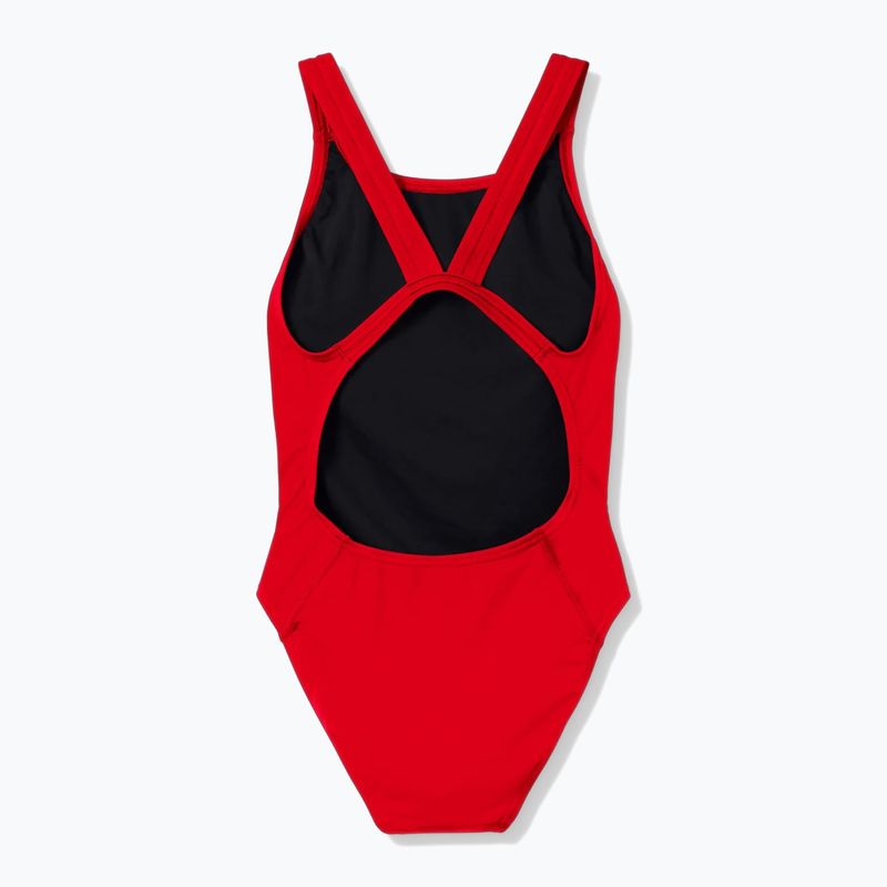 Női egyrészes fürdőruha Speedo Solid Endurancex Leaderback team red 2