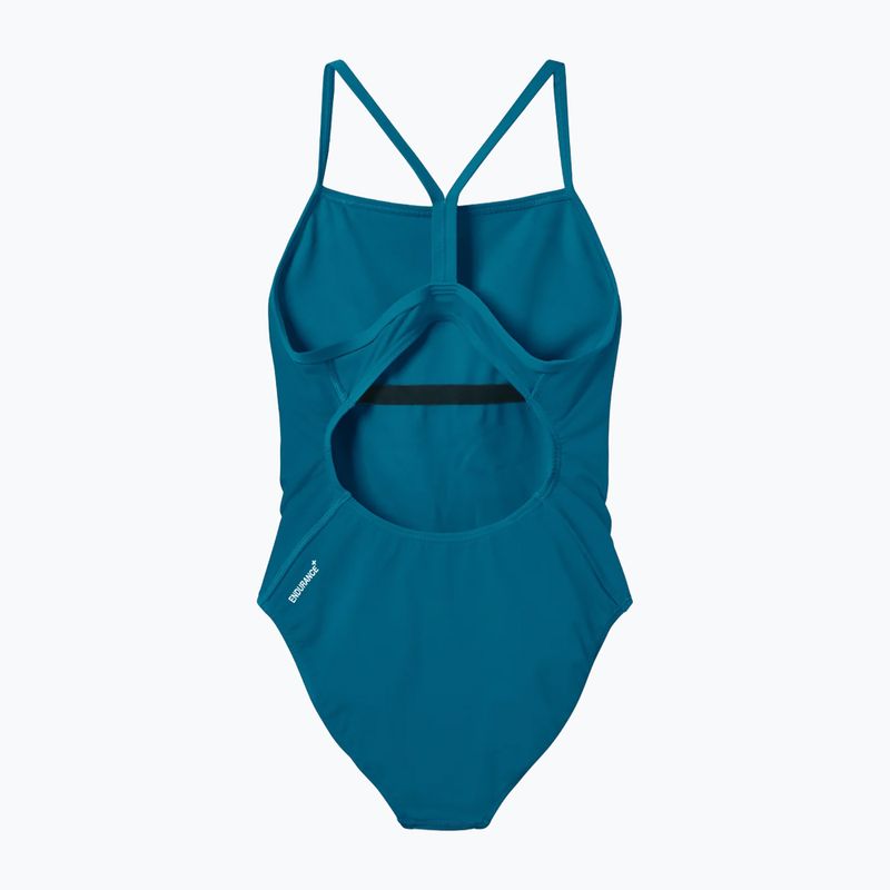 Női egyrészes úszódressz Speedo Endurance+ Logó Vékony pántok teal abyss 2
