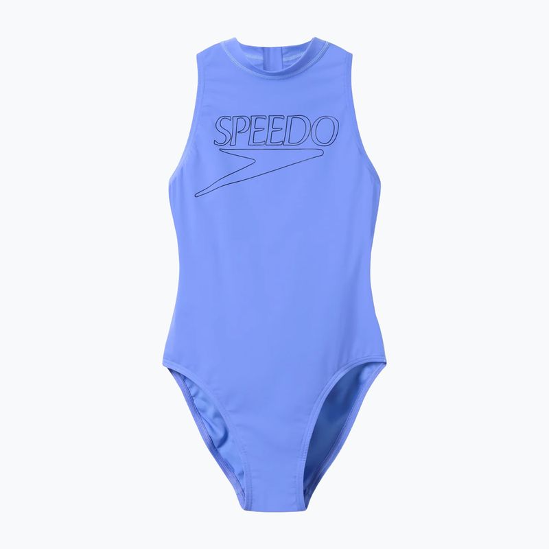 Női egyrészes fürdőruha Speedo Endurance+ Logo Hydrasuit moonlight lavender 6