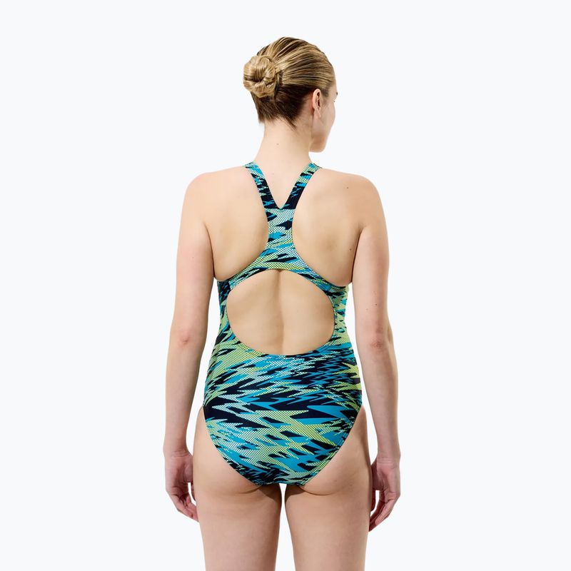 Női egyrészes fürdőruha Speedo Hyperboom Print Medalist hyper teal 2