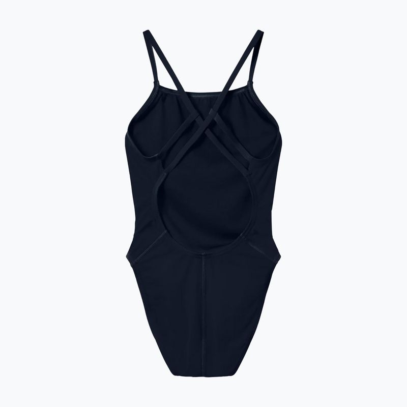 Női egyrészes fürdőruha Speedo Solid Endurancex Strappy Back team black 2