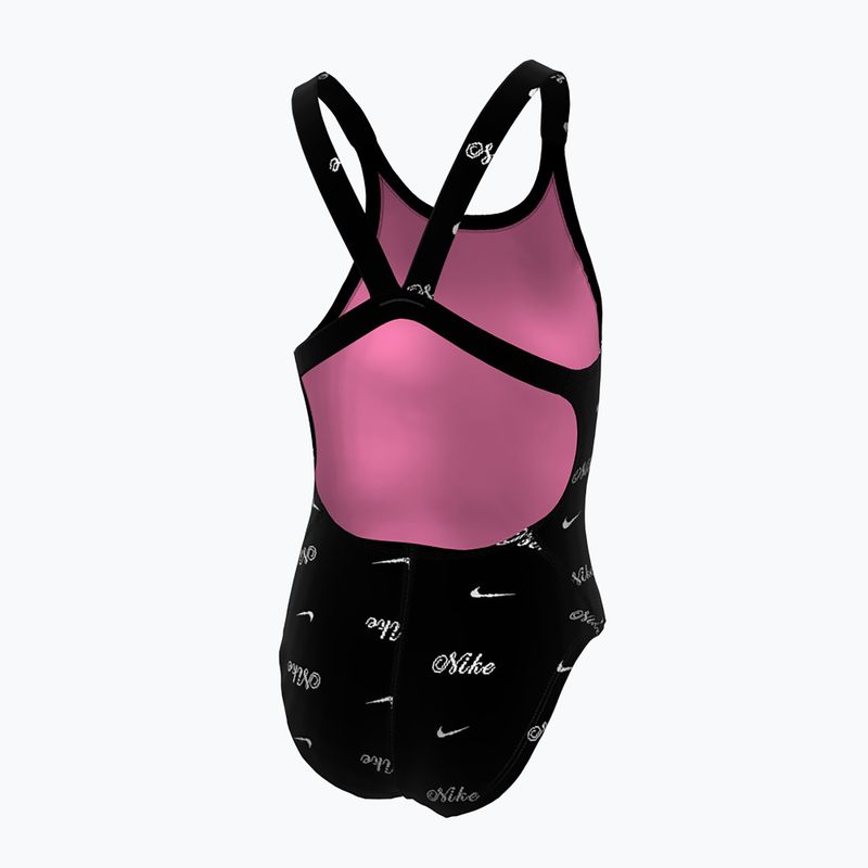 Gyerek egyrészes fürdőruha Nike Hydrastrong Multi Pr jet black 3