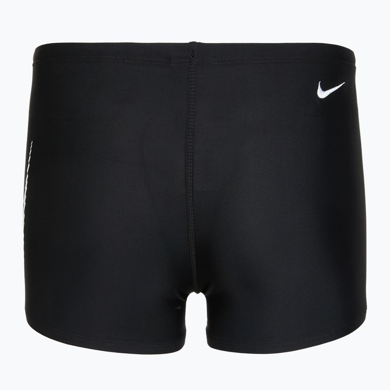 Fiú boxer úszónadrág Nike Logo Graphic Square Leg black 2