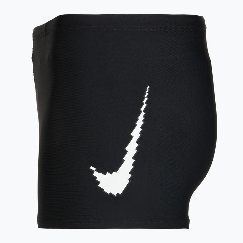 Fiú boxer úszónadrág Nike Logo Graphic Square Leg black 3