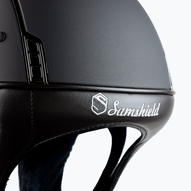 Samshield Shadowmatt 5 Swarovski lovagló sisak barna 3125659667491 7