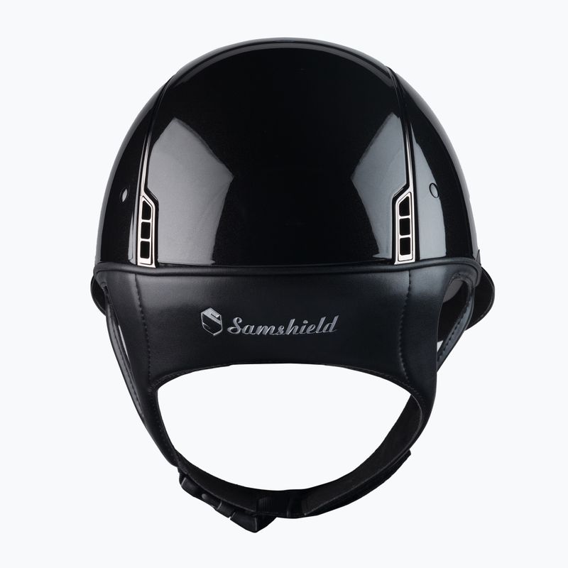 Samshield Miss Shieldshadow fényes lovagló sisak fekete 3125659030844 3