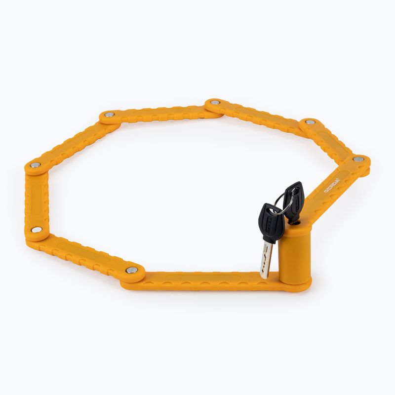 Kerékpárzár Gerda Fold Lite 950V sárga 0SF00095000.MXV2YP 2
