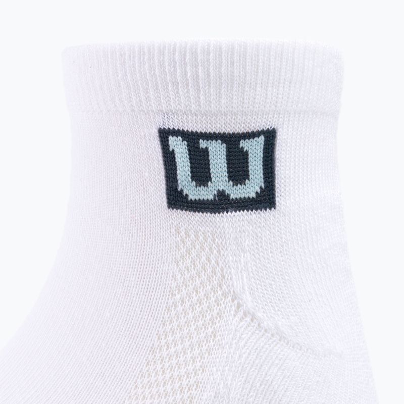Férfi edzőzokni Wilson 3PP Premium Low Cut 3 csomag fehér W8F1W-3730 3