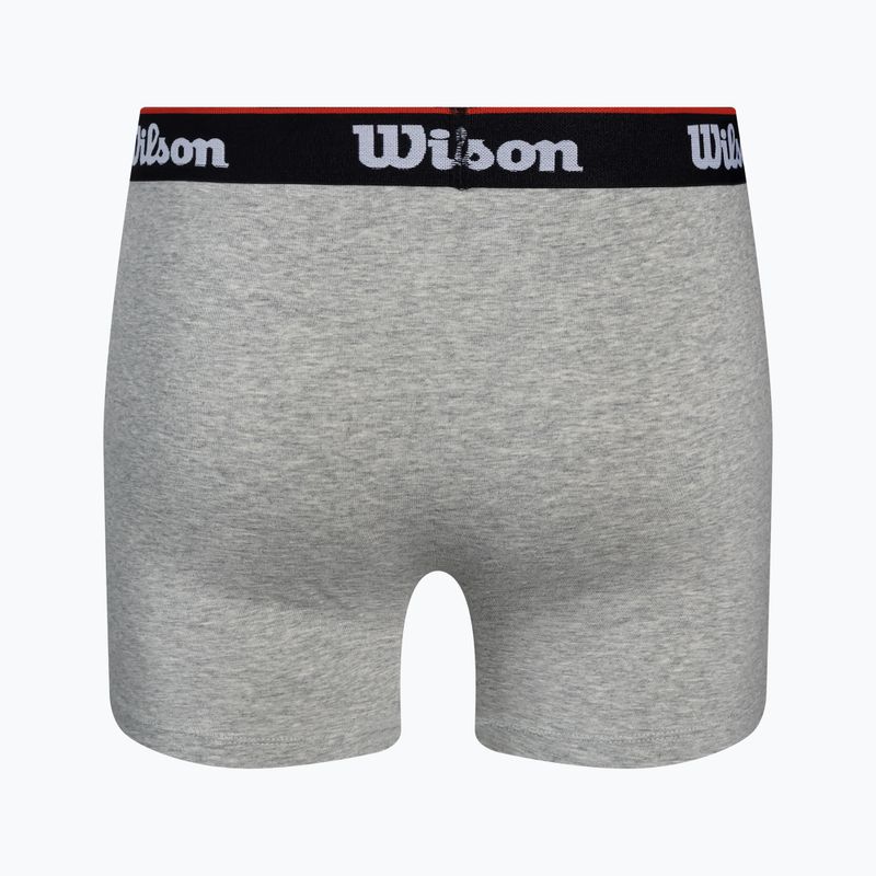 Férfi boxeralsó 2-Pack Wilson fekete, szürke W875H-270M 4