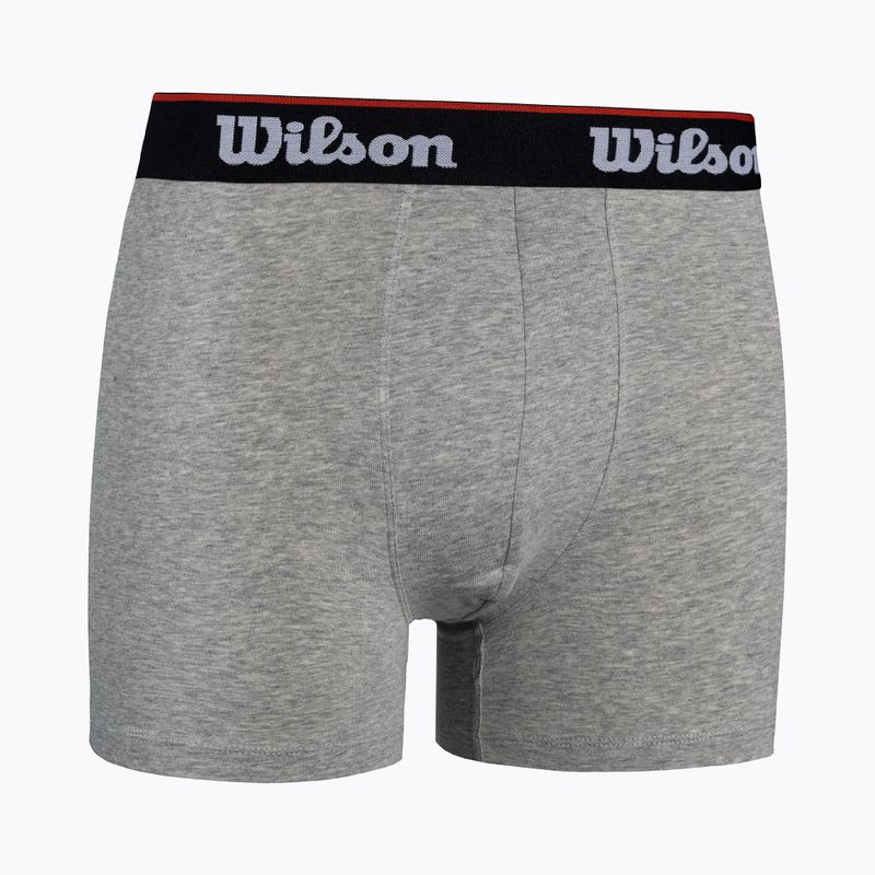 Férfi boxeralsó 2-Pack Wilson fekete, szürke W875H-270M 7