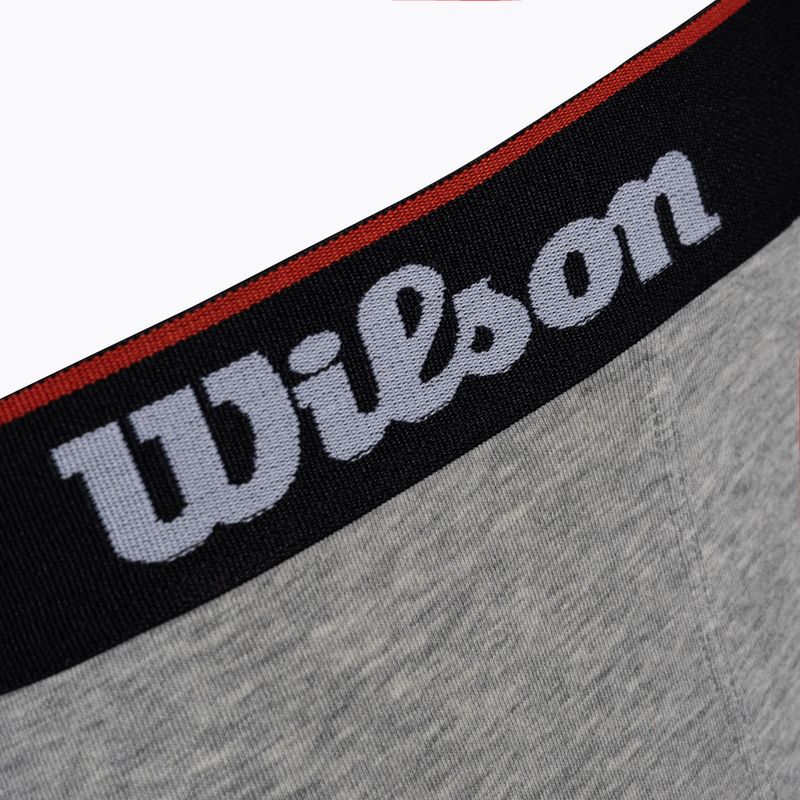 Férfi boxeralsó 2-Pack Wilson fekete, szürke W875H-270M 9