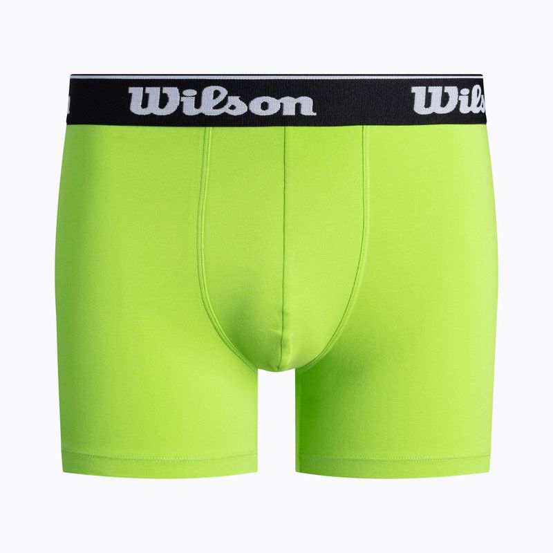 Férfi boxeralsó 2-Pack Wilson fekete, lime W875V-270M 3