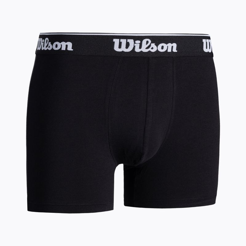 Férfi boxeralsó 2-Pack Wilson fekete, lime W875V-270M 6