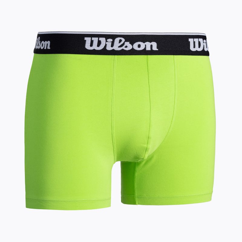 Férfi boxeralsó 2-Pack Wilson fekete, lime W875V-270M 7