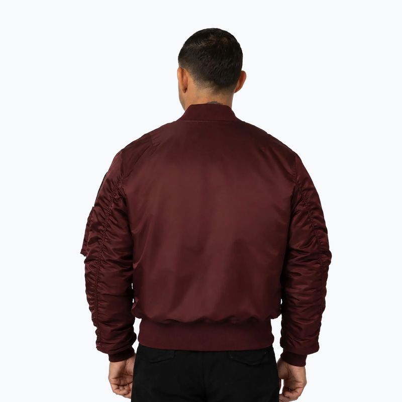 Férfi kabát Pitbull Ma 1 Verano Bomber black 2