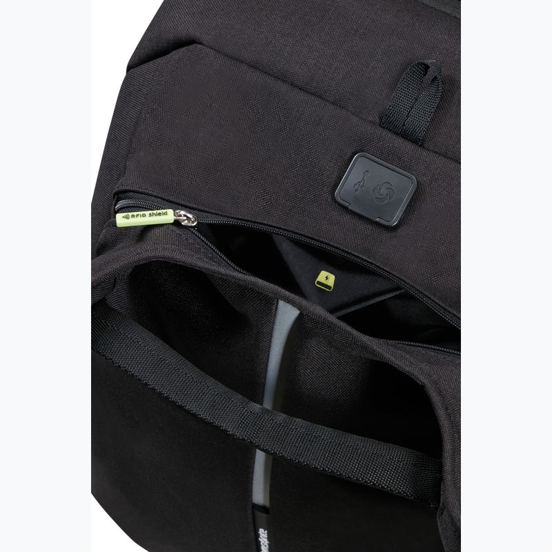 Városi hátizsák Samsonite Securipack 30 l black steel 9