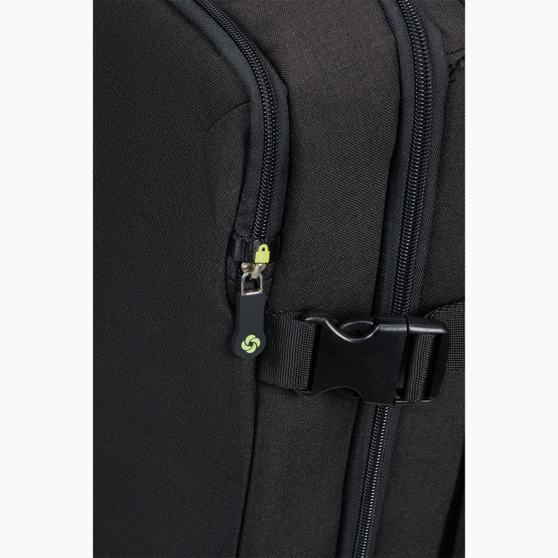 Bőrönd Samsonite Securipack 39 l black steel 8
