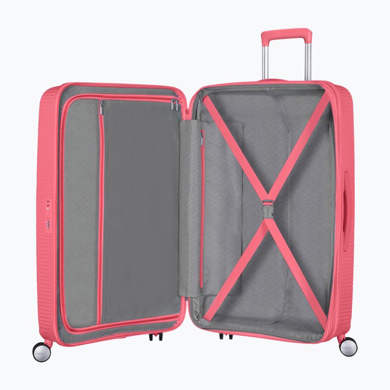 Utazó bőrönd American Tourister Soundbox 77 110 l sun kissed coral 5
