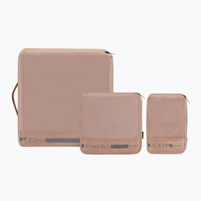 Samsonite csomagméretű utazási szervező 3 db rózsaszínű