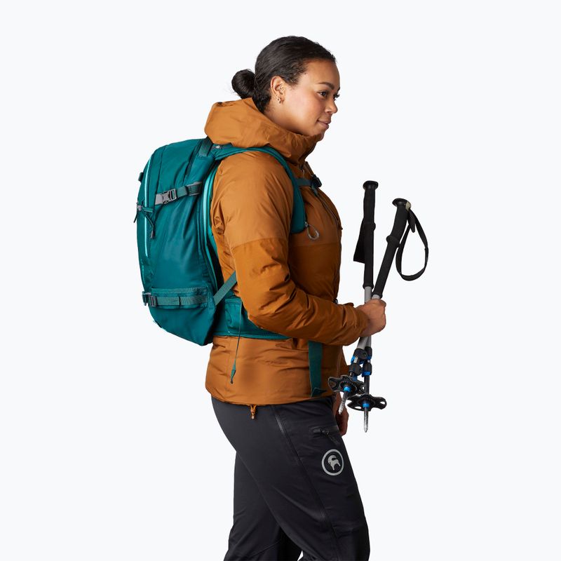 Gregory Targhee női ejtőernyős hátizsák 24 l jáde zöld 4