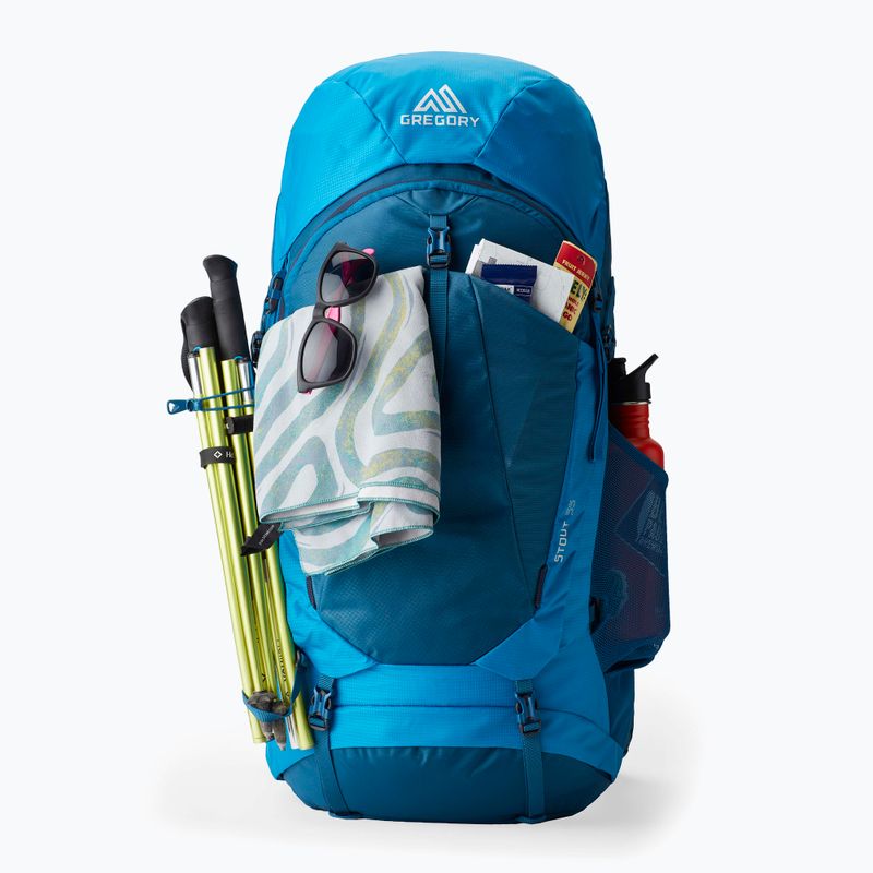 Gregory Stout 55 l iránytű kék férfi trekking hátizsák 3