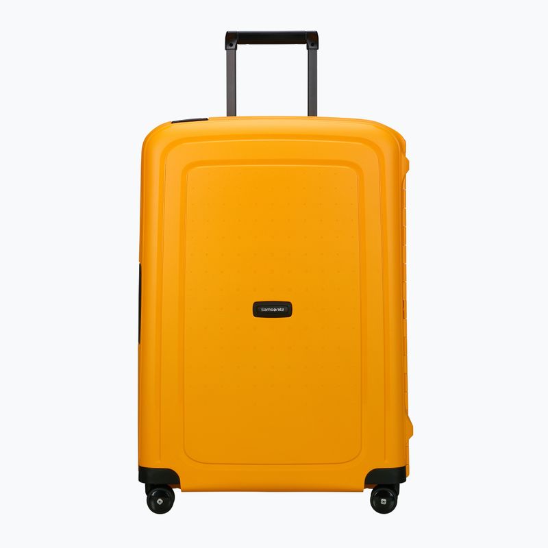 Bőrönd Samsonite S'cure Spinner 79 l honej yellow