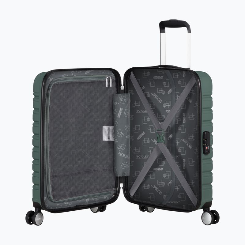 Utazó bőrönd American Tourister Flashline Spinner 55 34 l dark forest 6