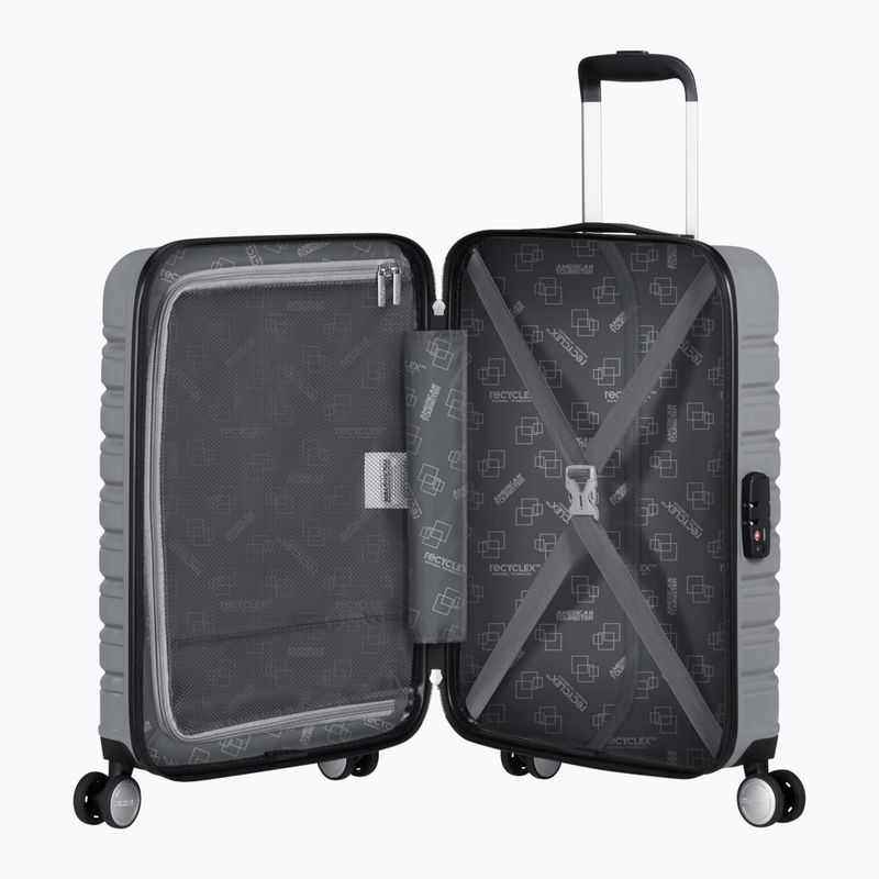 Bőrönd American Tourister Flashline Spinner 34 l sky silver 4