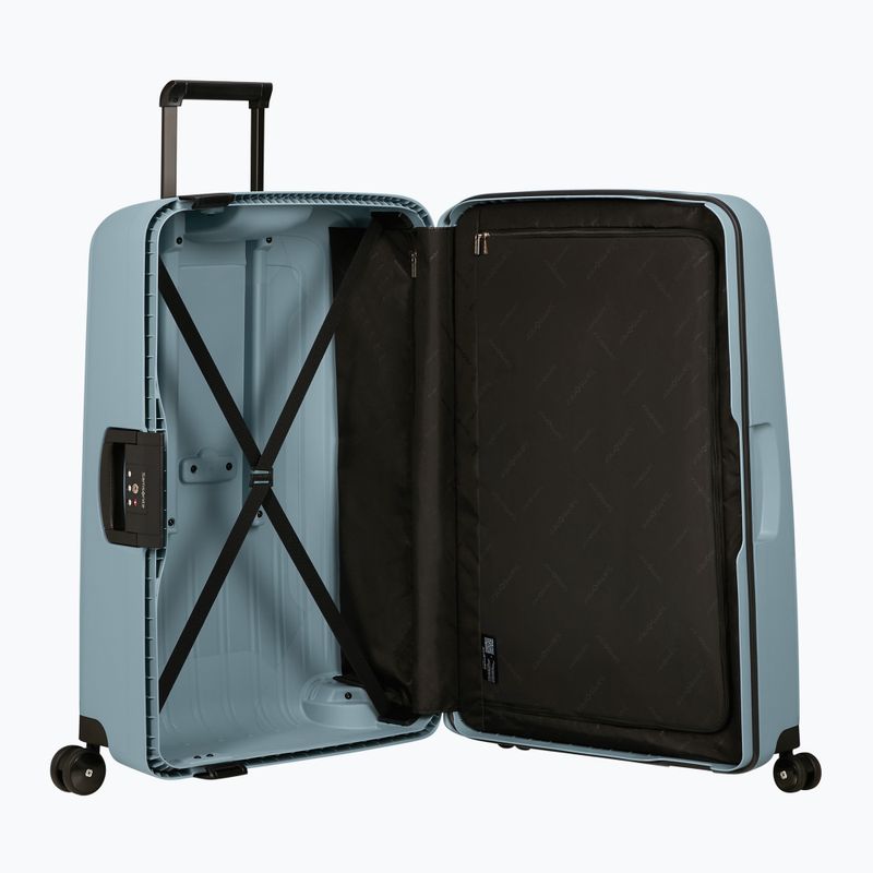 Bőrönd Samsonite S'cure Spinner 102 l icy blue 7