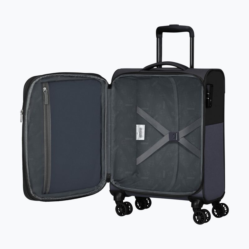 American Tourister Daring Dash 46 l fekete / szürke utazótáska 6